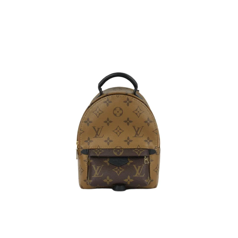 Patent-Leather Backpack for Shiny Finish-Louis Vuitton Palm Springs Backpack - Mini