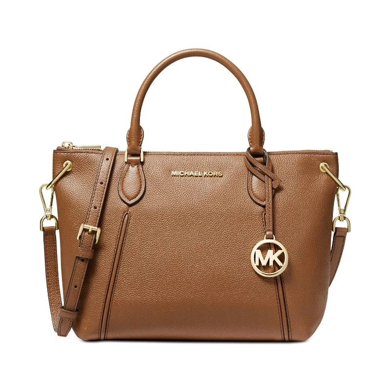 Handle bags with multiple inner compartments for organized storage and easy access -MICHAEL Michael Kors Bedford Legacy Medium Convertible Satchel Leather