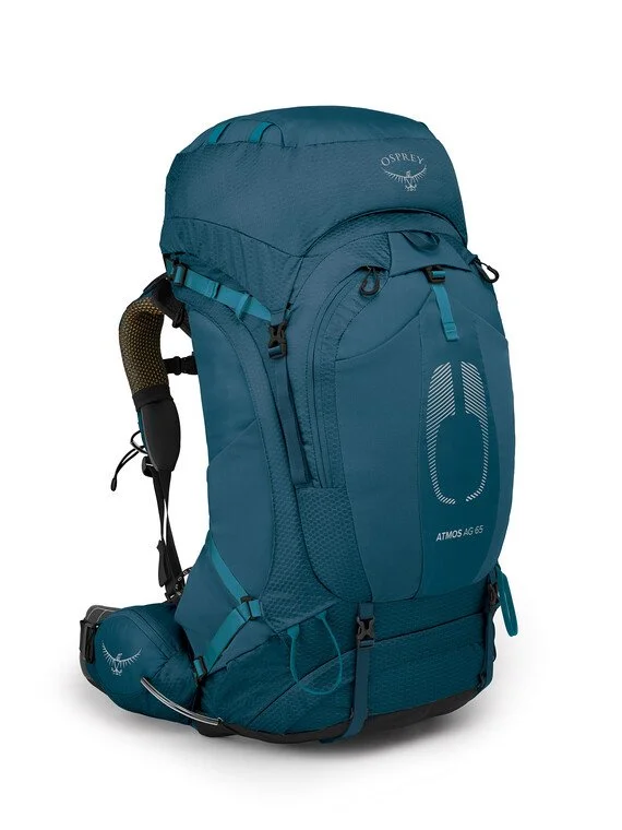 Silver-Strap Backpack for Shiny-Osprey Atmos AG™ 65 Backpack w/raincover