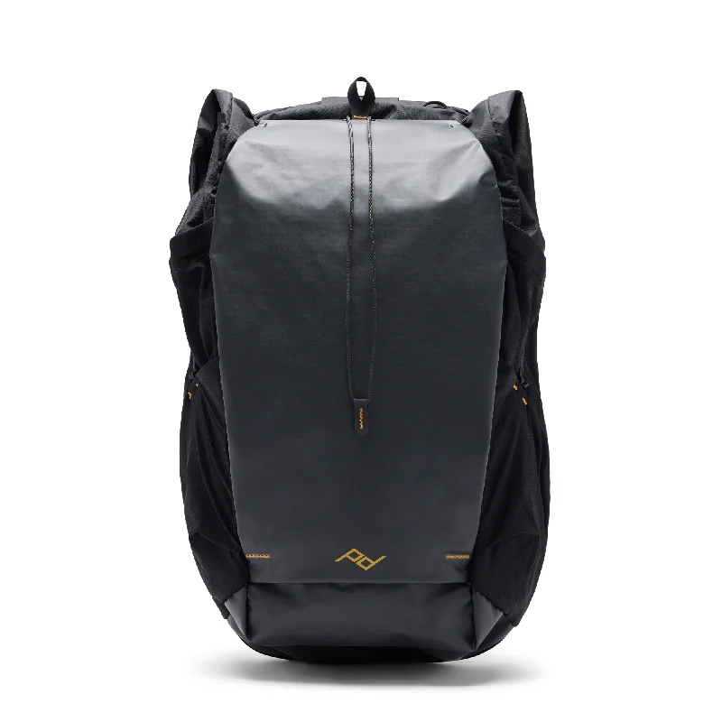 Adjustable-Strap Backpack for Custom-Peak Design Outdoor Backpack 45L - Black