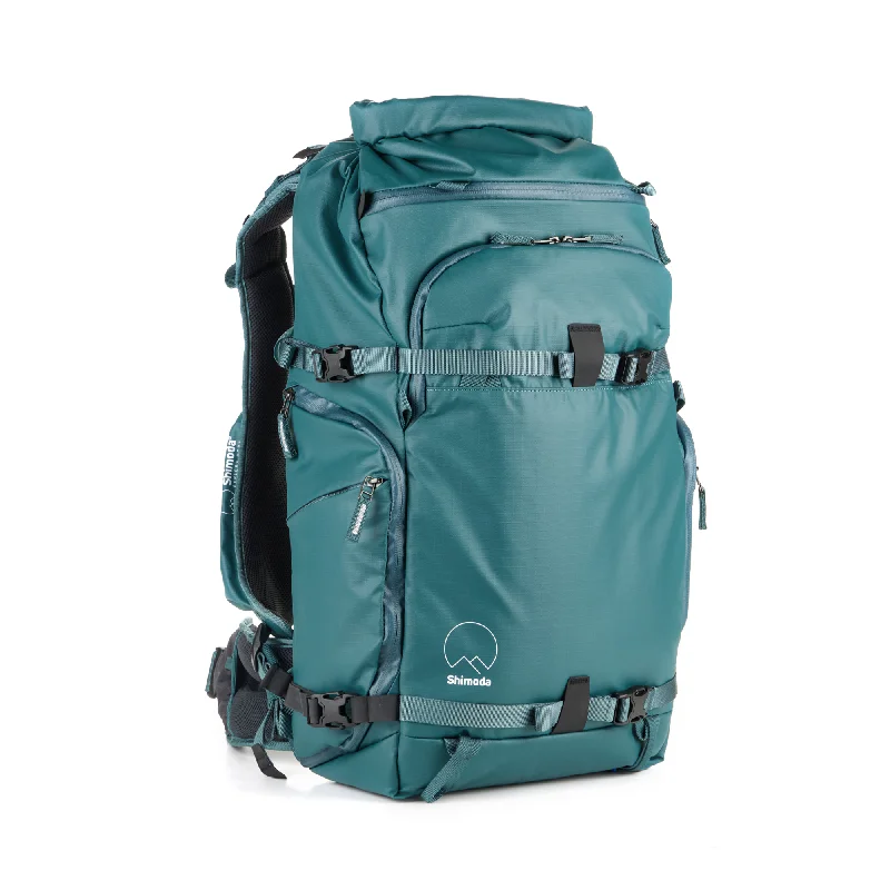 Vegan Backpack for Cruelty-Free-Shimoda Action X30 v2 Women's Backpack Starter Kit with Medium Mirrorless Core Unit - Teal