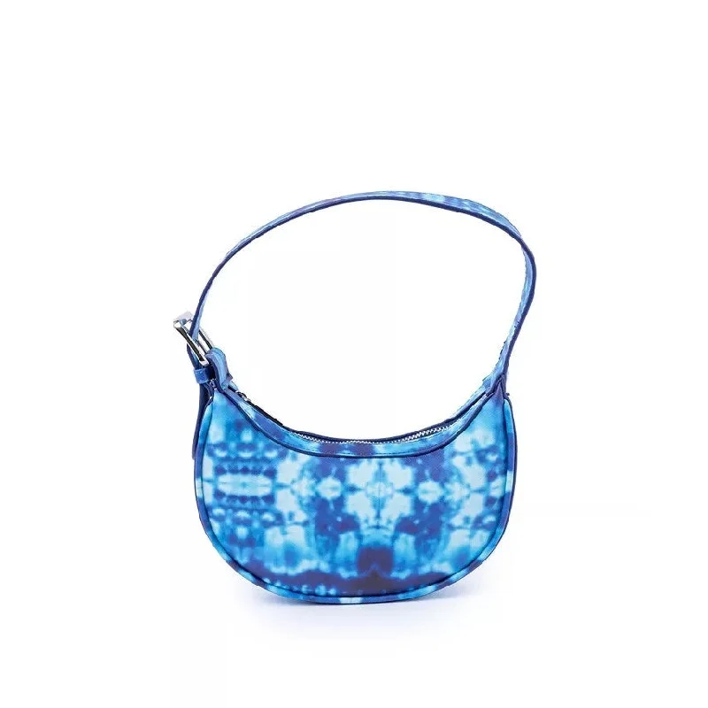 Vintage-inspired handle bags with retro patterns and stylish features for modern use -SKINNYDIP LONDON Keeley Indigo Blue Shoulder Bag