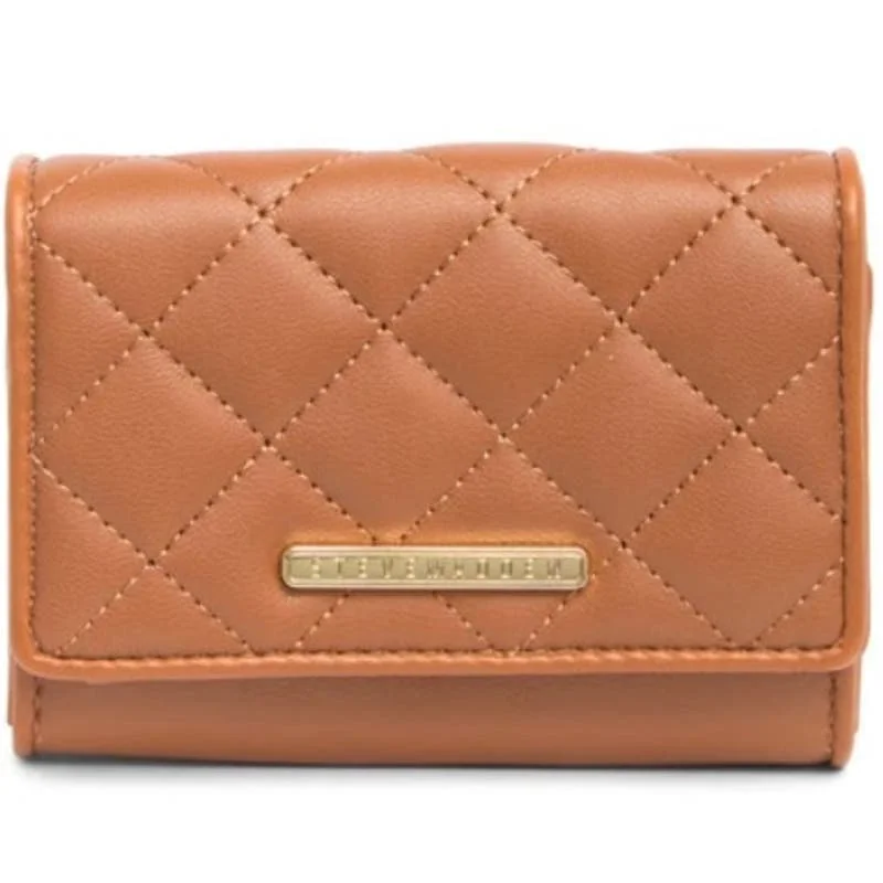 Handle bags with detachable crossbody straps for versatile, hands-free use -Steve Madden Steve Madden Bbrett Card-Case Wallet Cognac