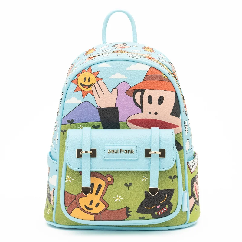 Textured-Finish Backpack for Interest-Paul Frank Mini Backpack - Limited Edition